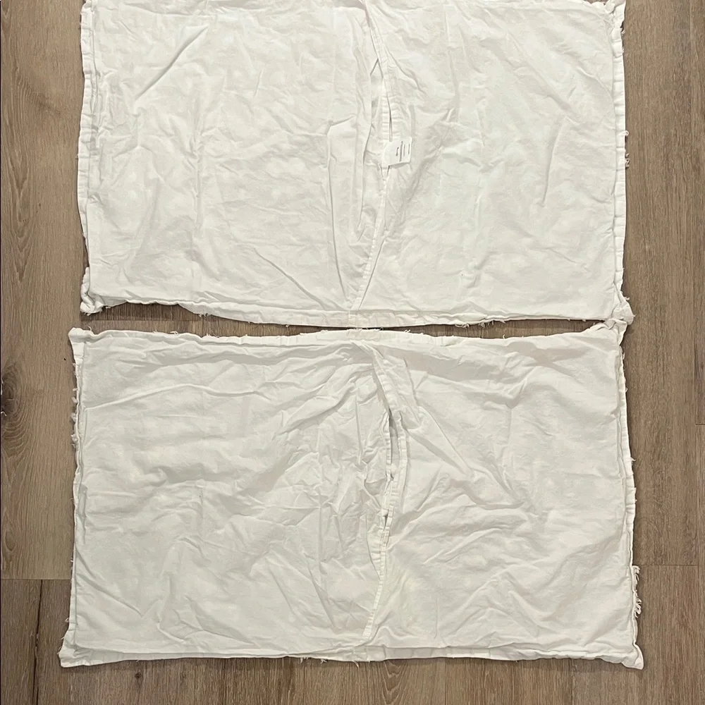 Threshold White Embroidered Pillow Covers